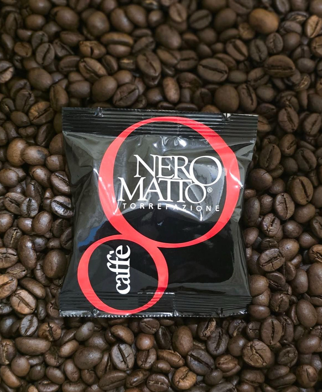 NeroMatto Pad Napoli, kompostierbar, 150 Stck. pro Karton; 7,6 Gramm Kaffee pro Pad