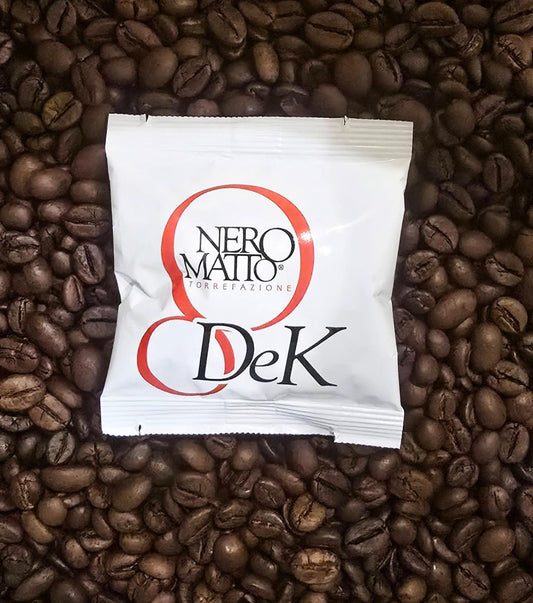NeroMatto Pad, entcoffeiniert & kompostierbar, 50 Stck. pro Karton; 7,6 Gramm Kaffee pro Pad